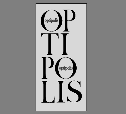 Optipolis Logo de Optipolis, letras negras sobre fondo blanco, dentro de un cuadrado gris.